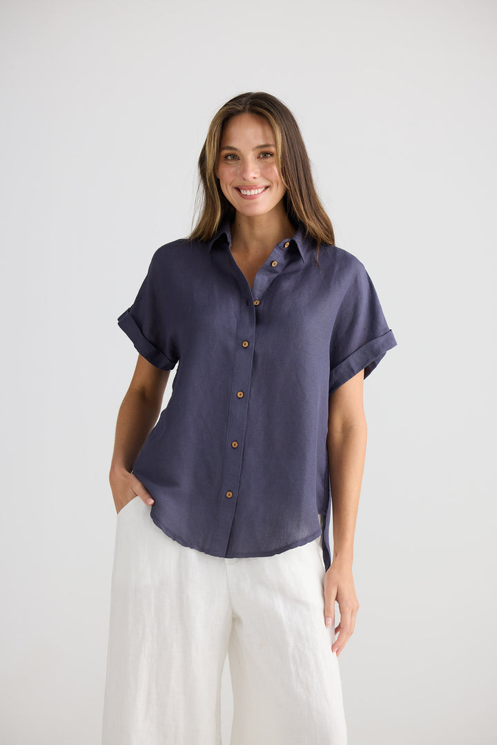 Dune Shirt - Indigo Ash