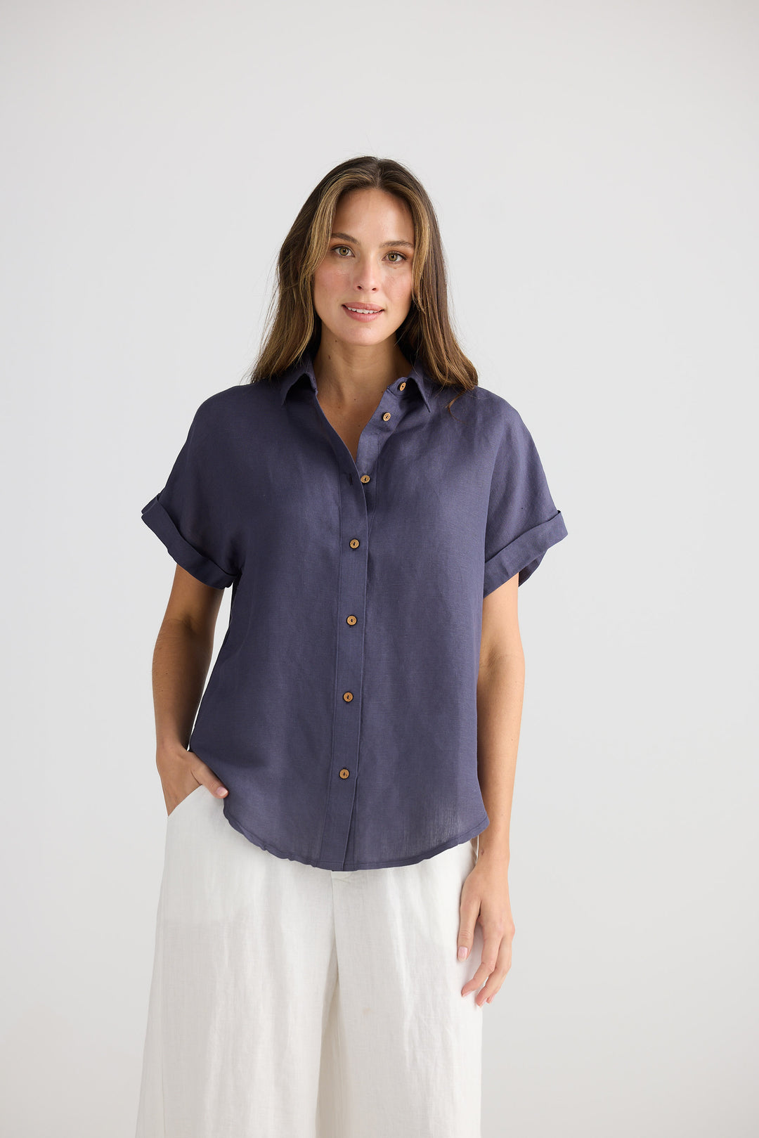 Dune Shirt - Indigo Ash