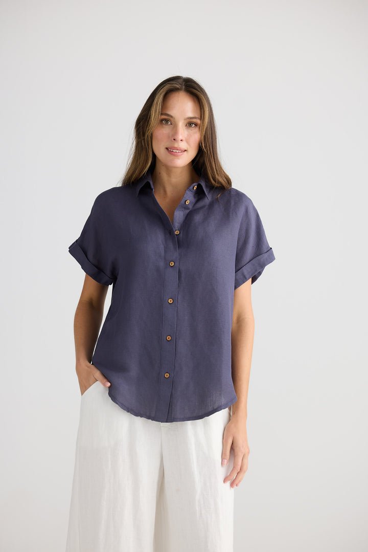 Dune Shirt - Indigo Ash