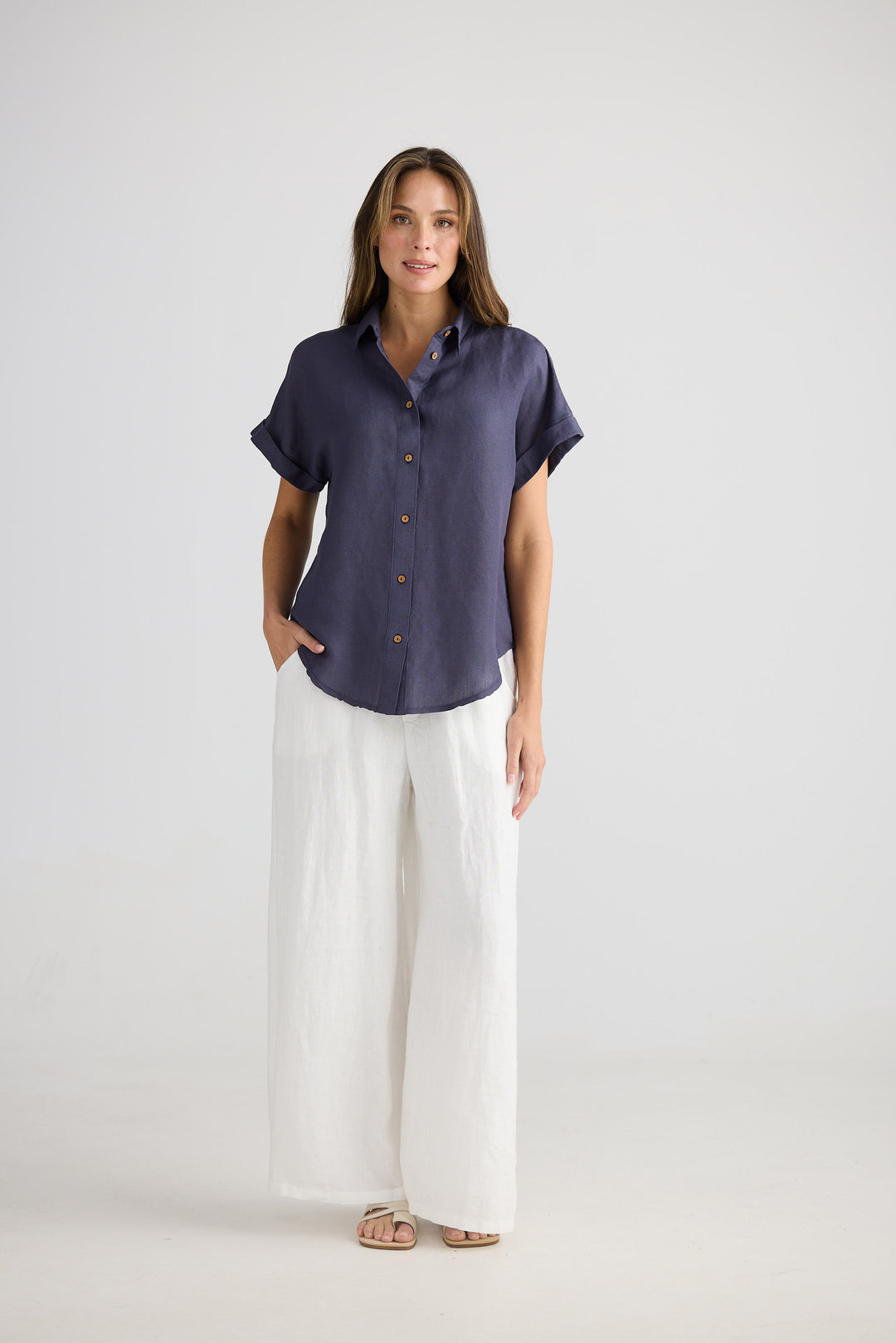 Dune Shirt - Indigo Ash