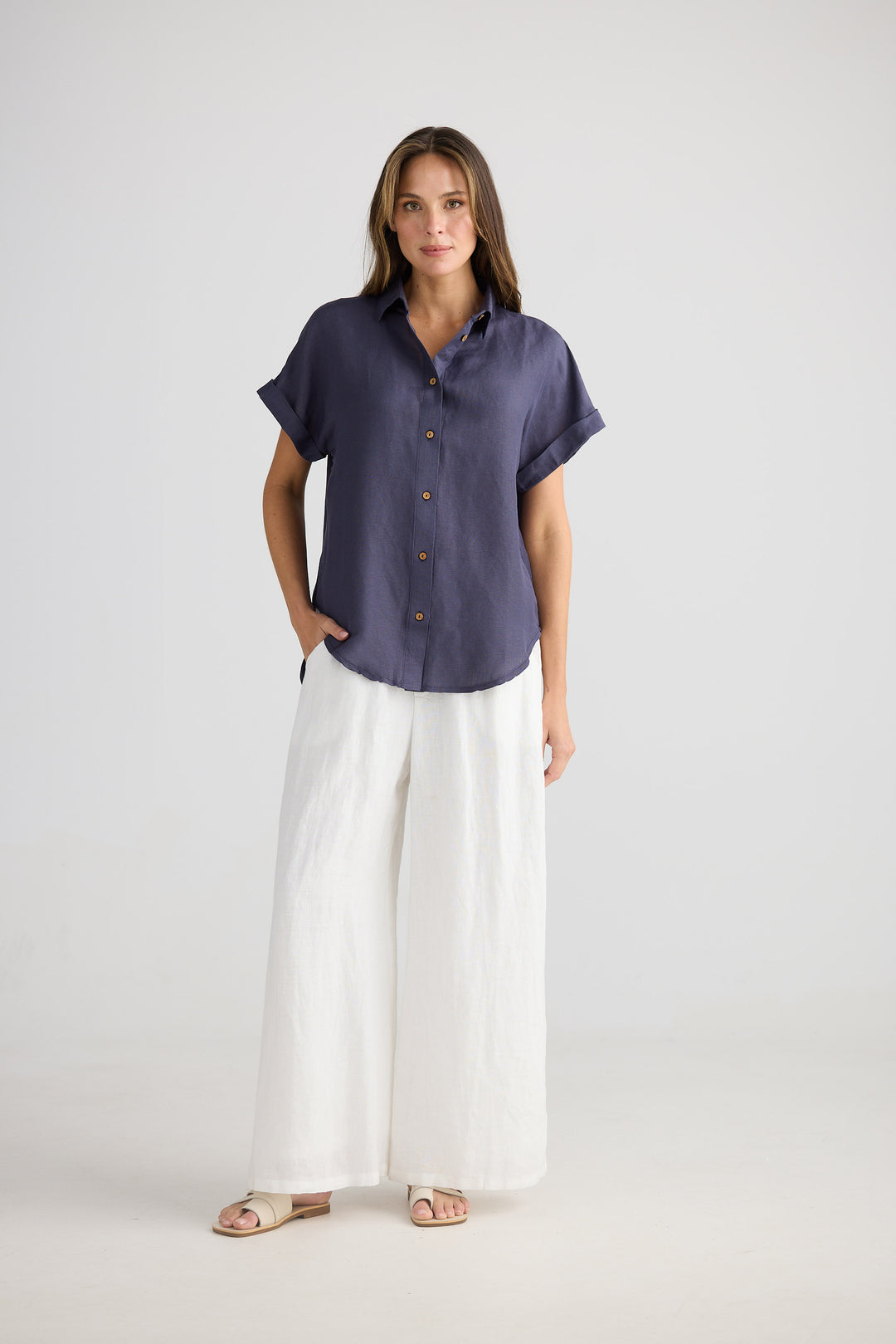 Dune Shirt - Indigo Ash