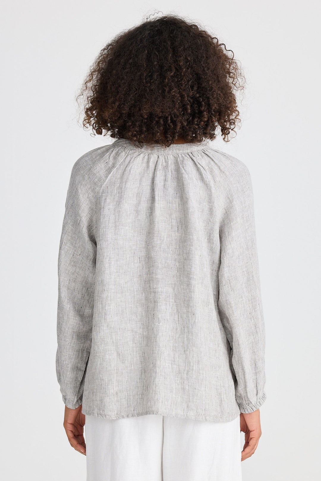 Ria Top - Charcoal Fleck