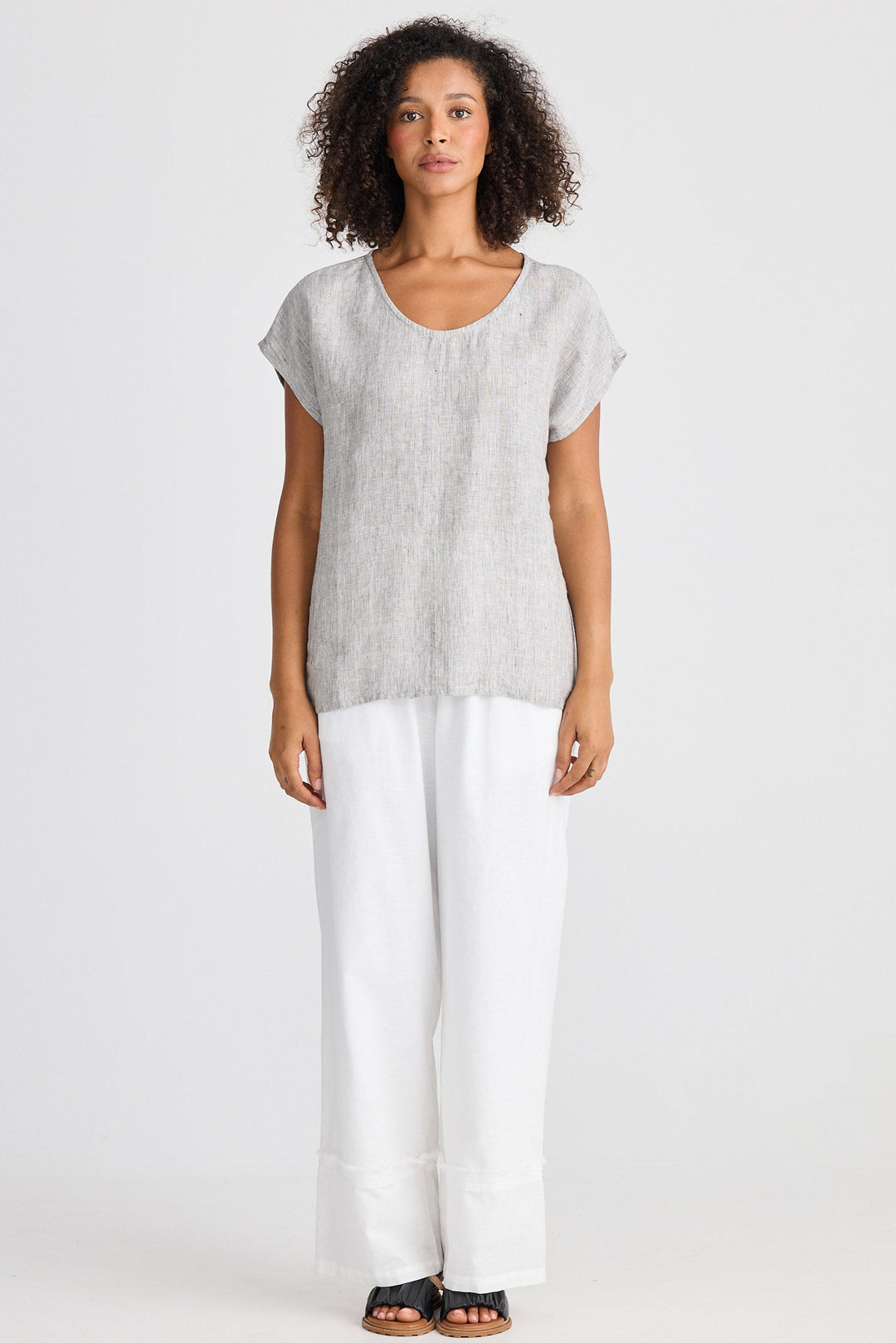 Havana Tee - Charcoal Fleck