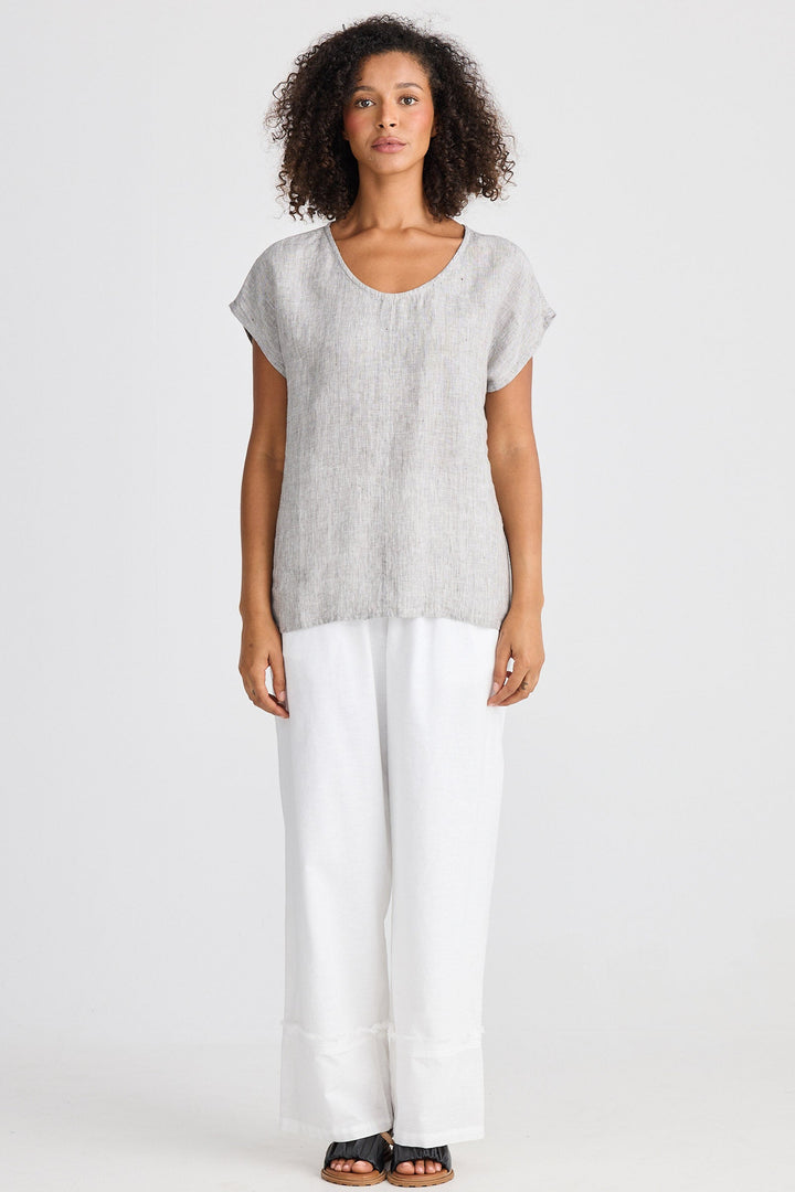 Havana Tee - Charcoal Fleck