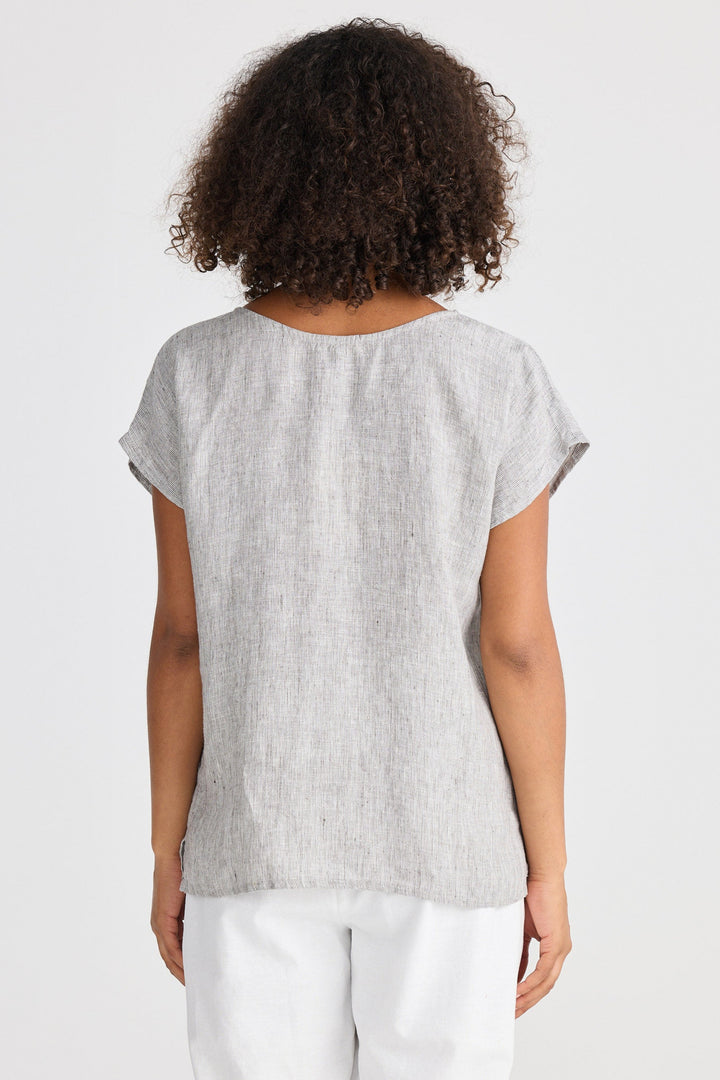 Havana Tee - Charcoal Fleck