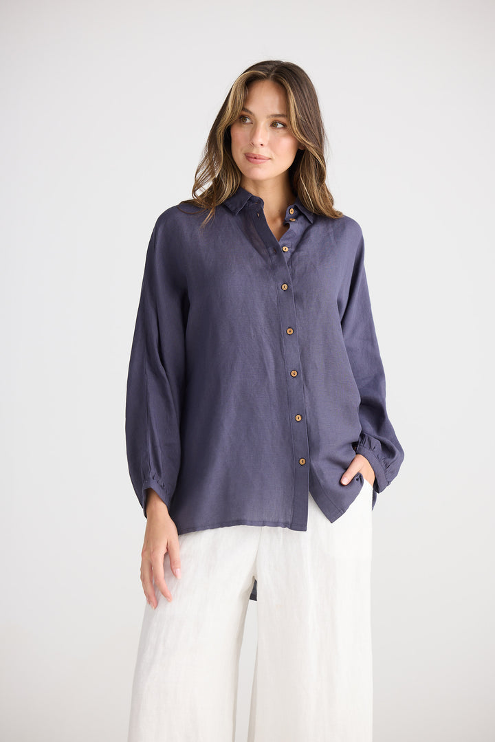 Milano Shirt - Indigo Ash