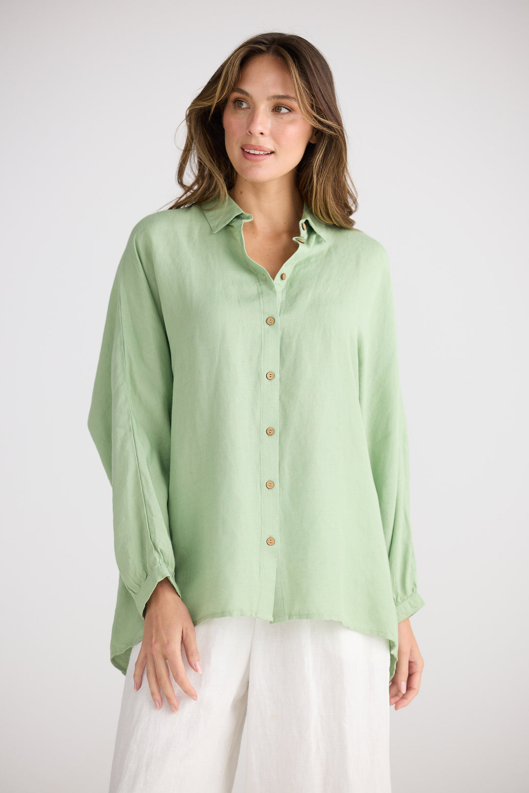 Milano Shirt - Sage Green