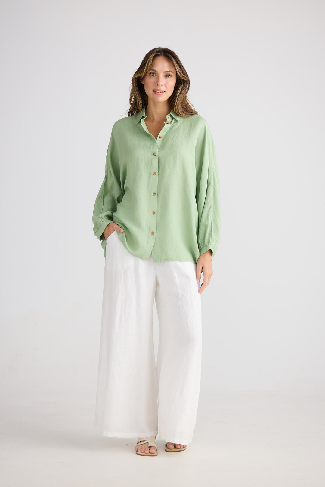Milano Shirt - Sage Green