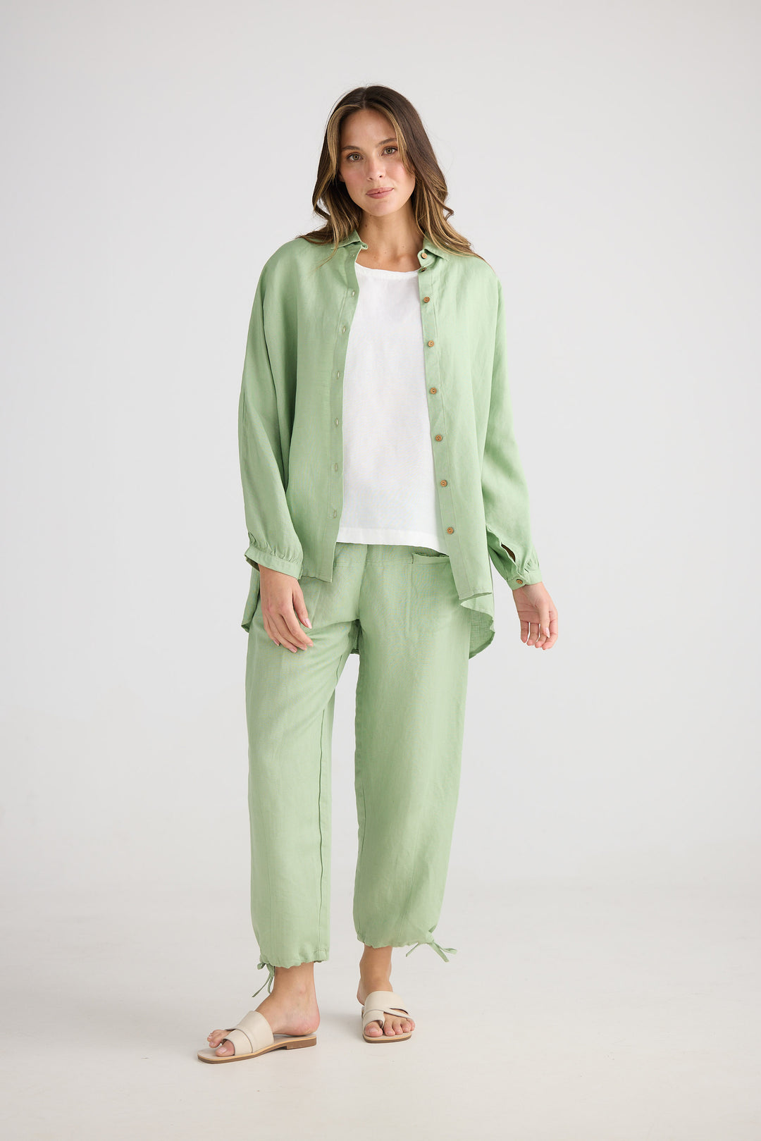 Milano Shirt - Sage Green