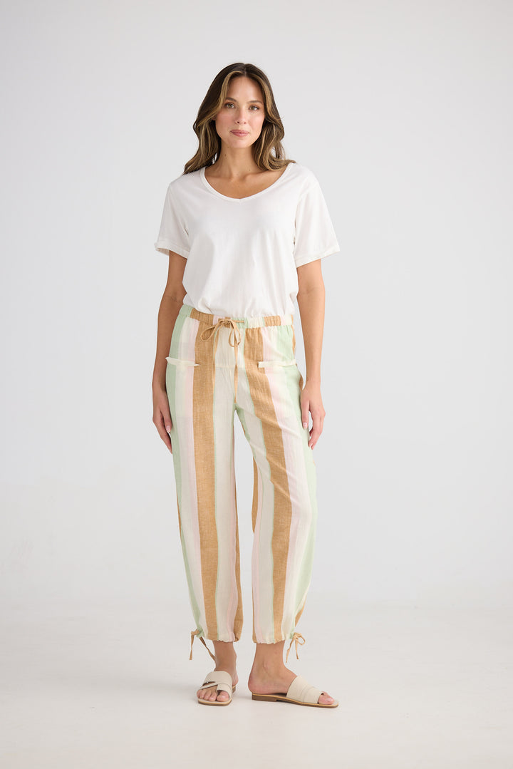 Amazon Pant - Melon Field Stripe