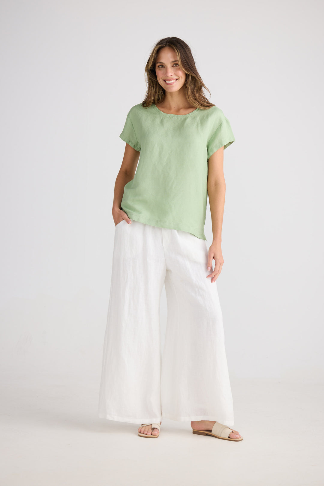 Nautica Tee - Sage Green
