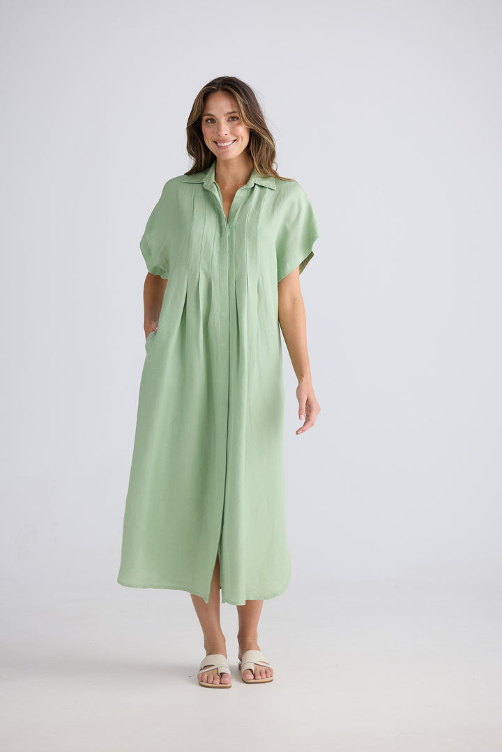 Monza Dress - Sage Green