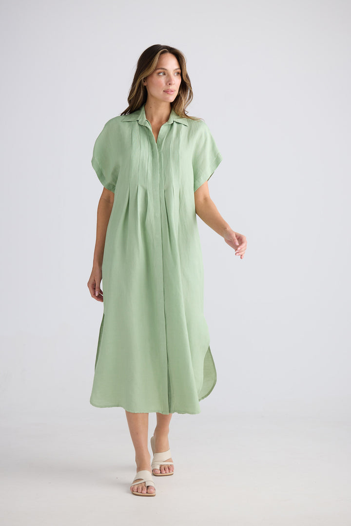 Monza Dress - Sage Green