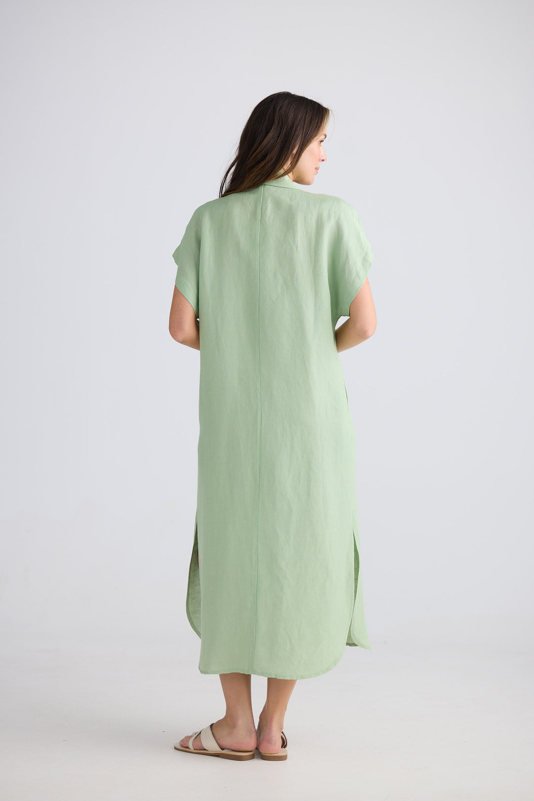 Monza Dress - Sage Green