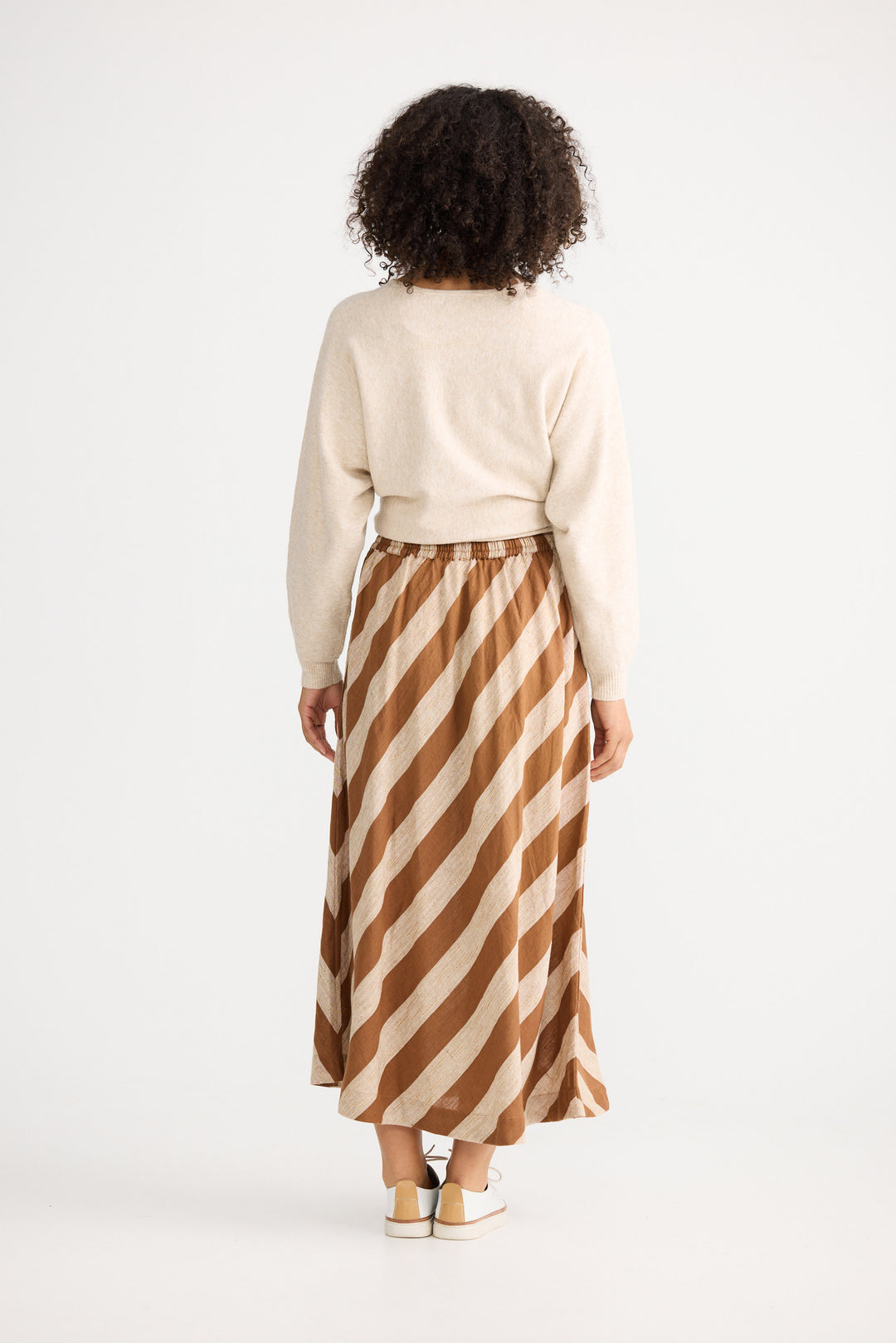 Nadia Skirt - Sienna Stripe