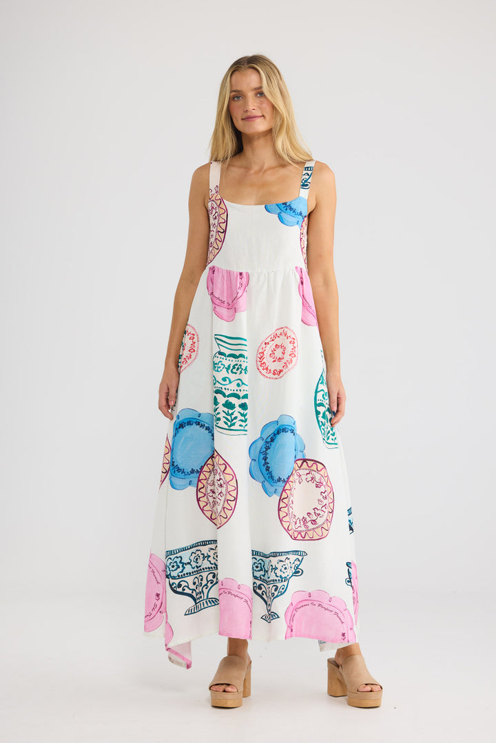 Britta Dress in Perfect French — additional view 2.