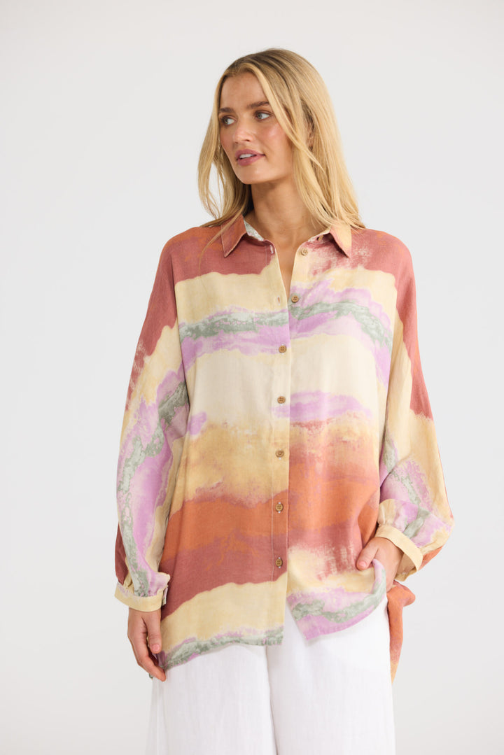 Milano Shirt in Sand Dunes — additional view 2.