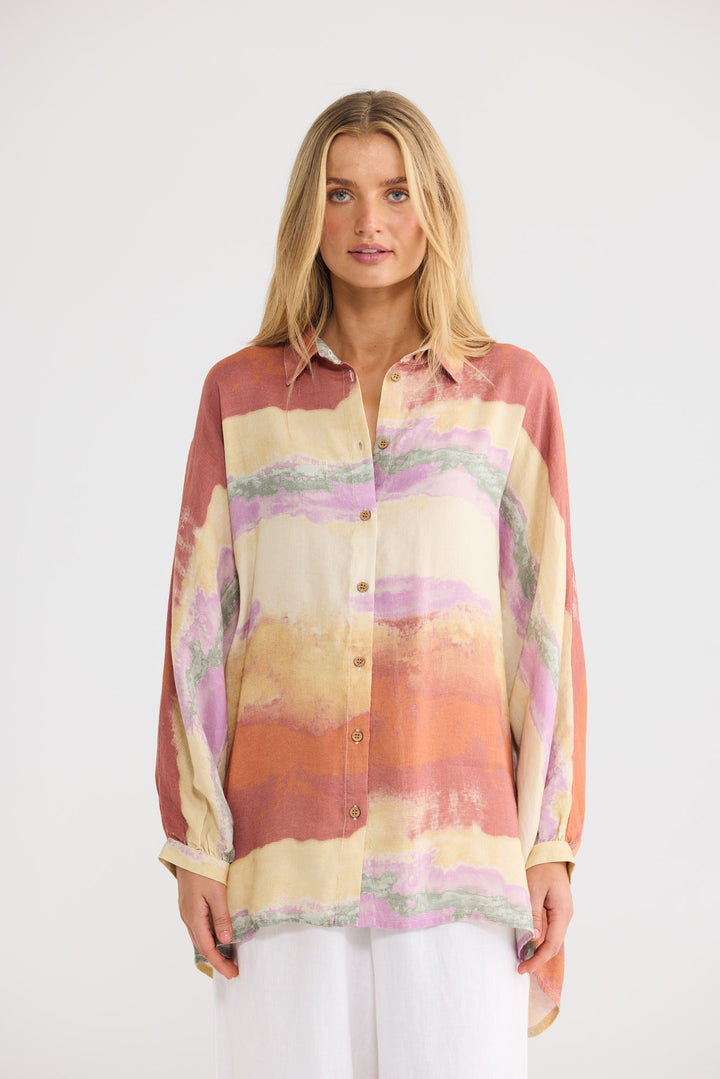 Milano Shirt in Sand Dunes — additional view.