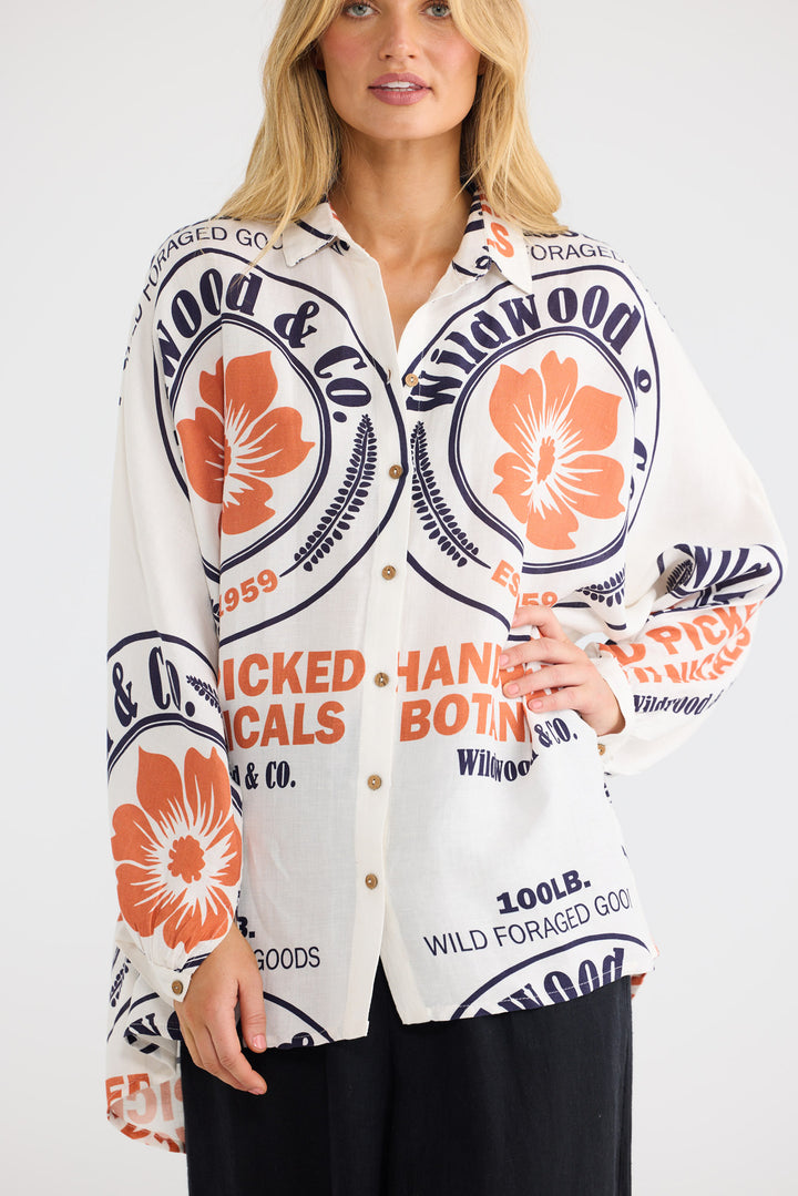 Milano Shirt in Hand Picked Botanicals — additional view 2.