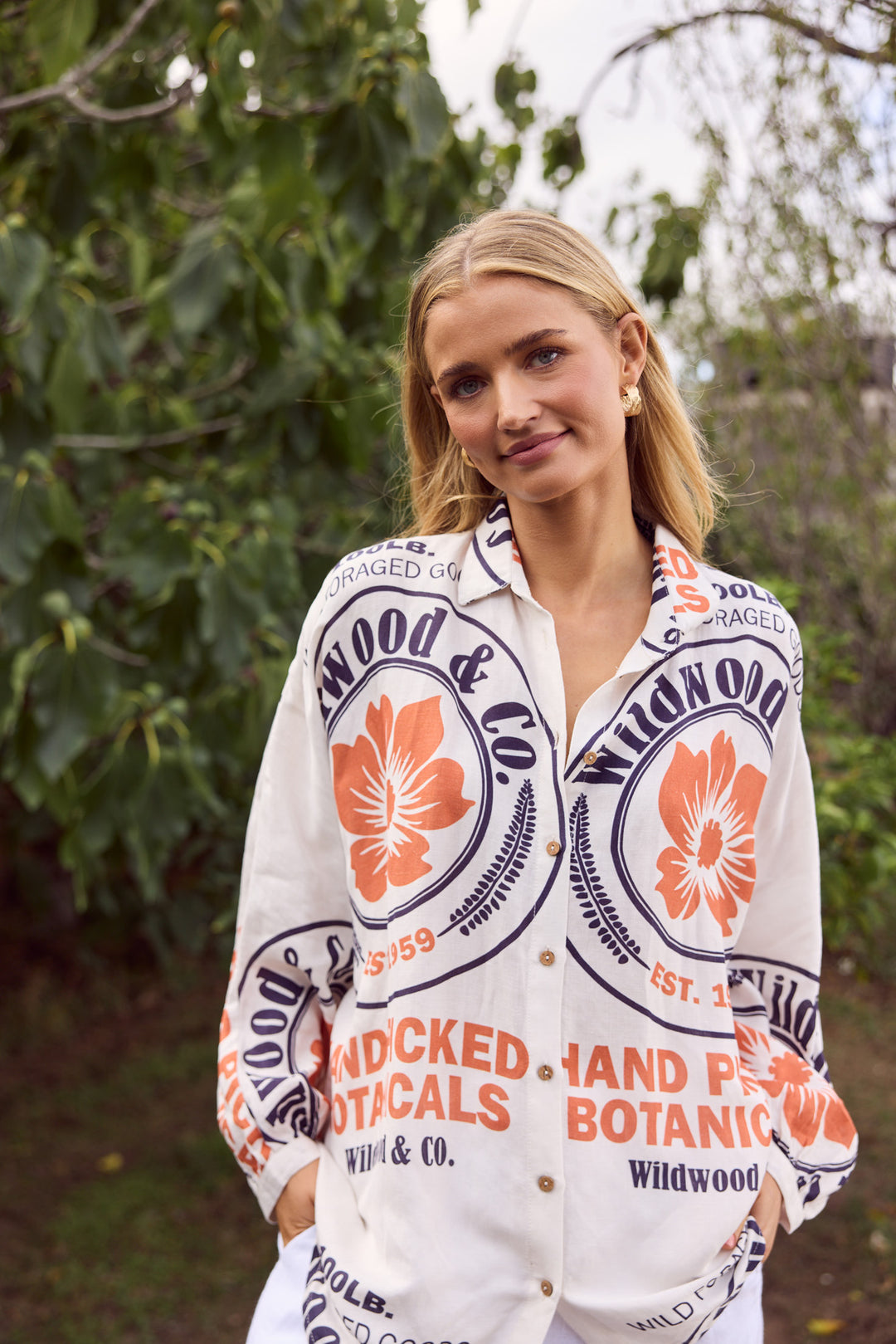 Milano Shirt in Hand Picked Botanicals — additional view 5.