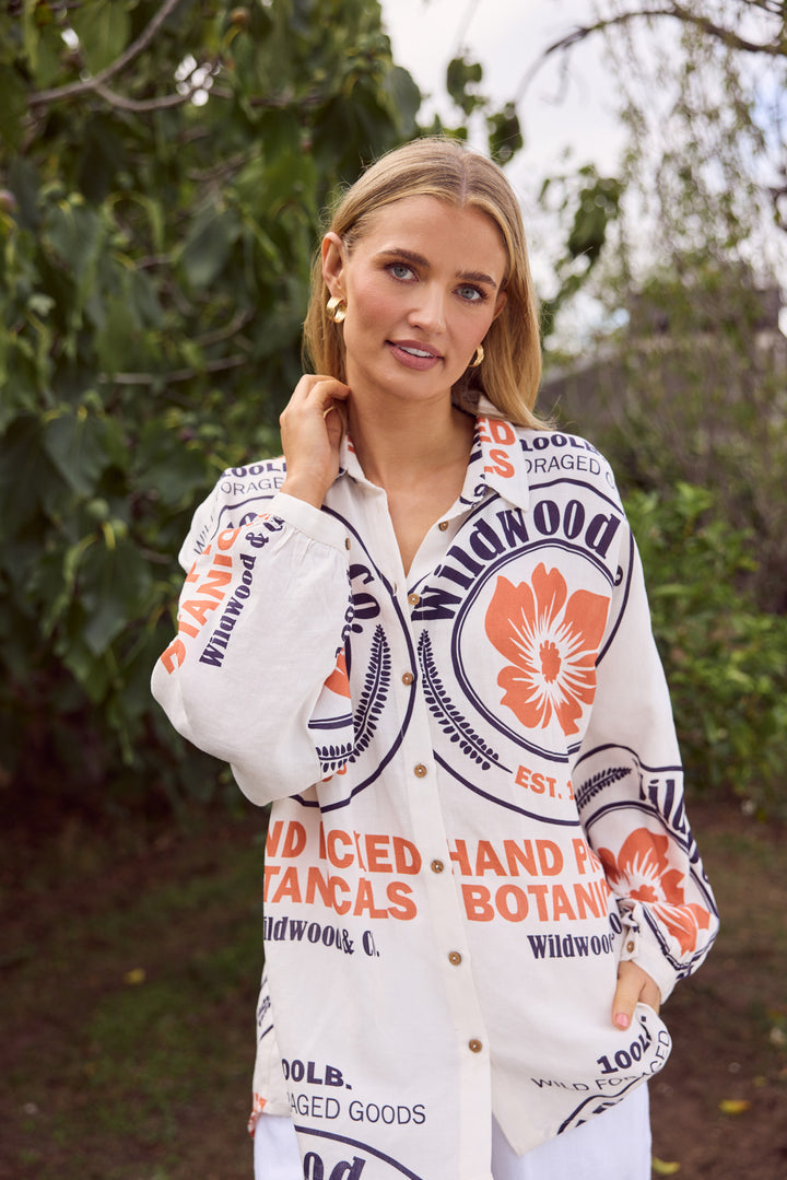 Milano Shirt in Hand Picked Botanicals — additional view 4.