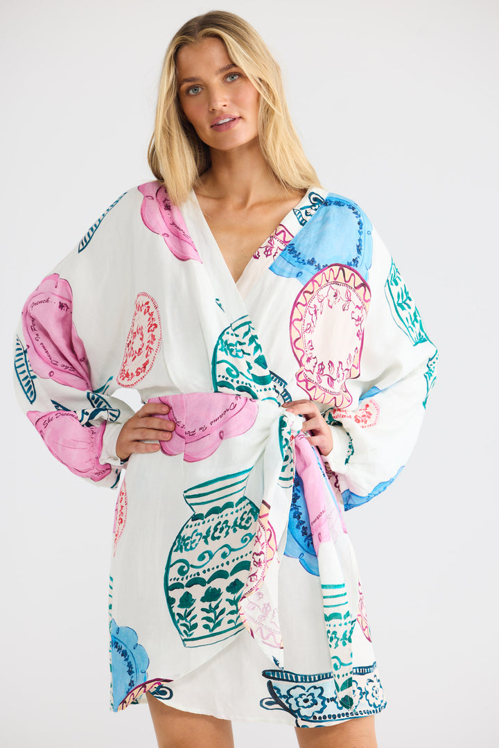 Porto Dress in Perfect French — additional view 3.