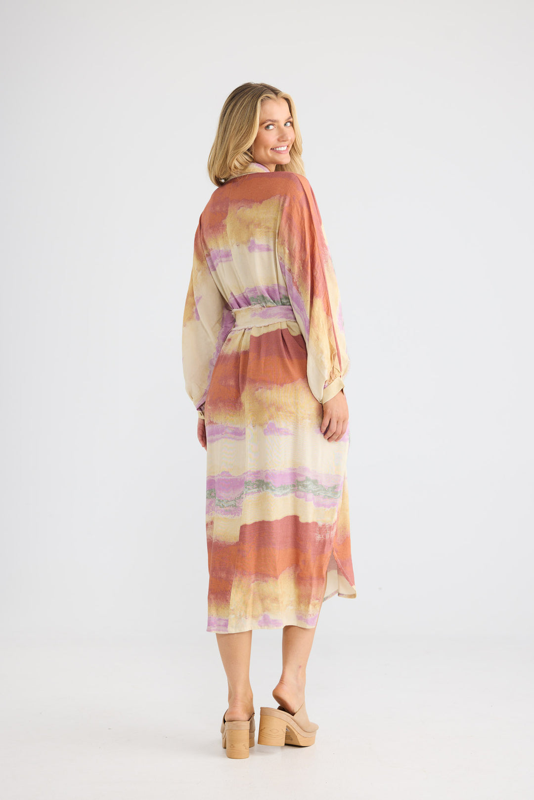 Milano Shirt Dress in Sand Dunes — additional view.