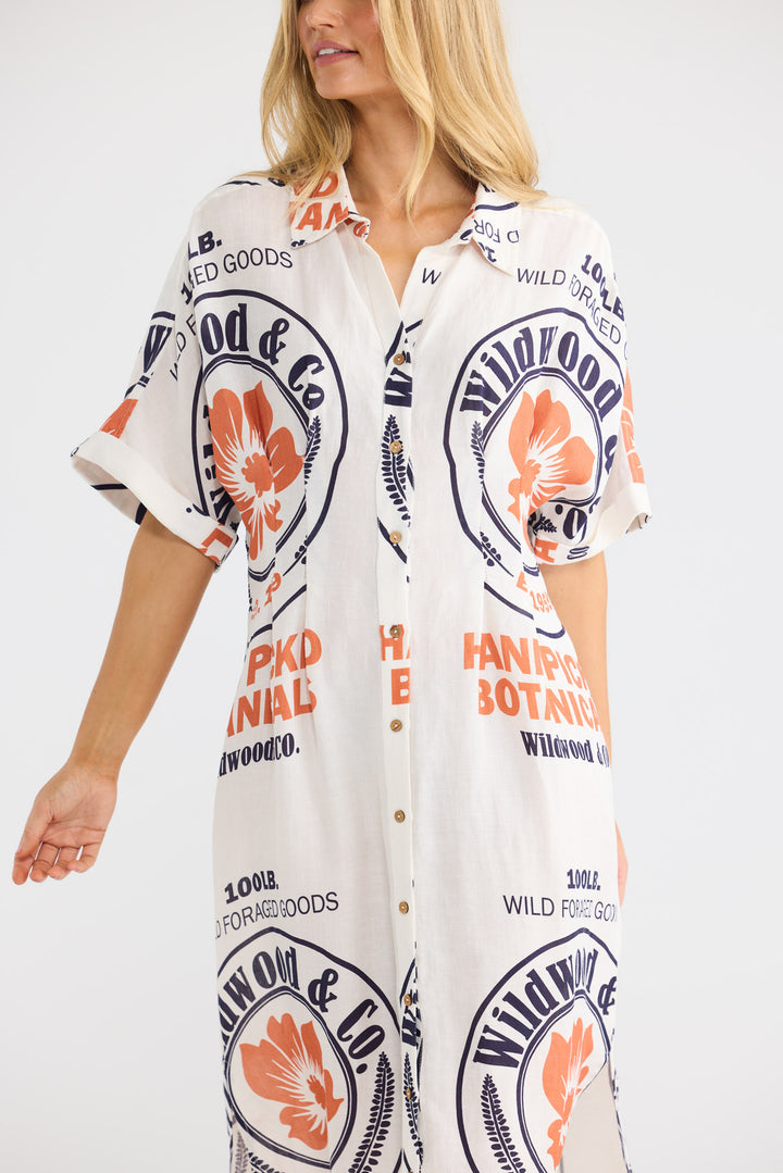 Felicita Dress in Hand Picked Botanicals — additional view 3.