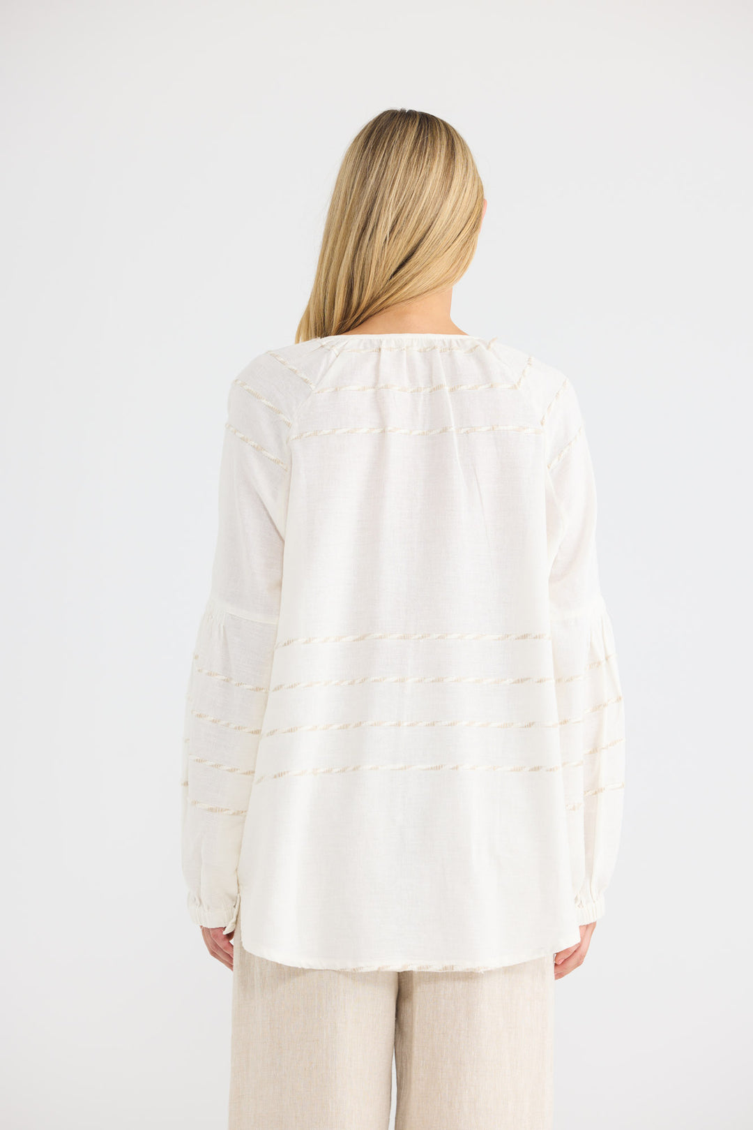 Salerno Top in Cloud Stripe — additional view.