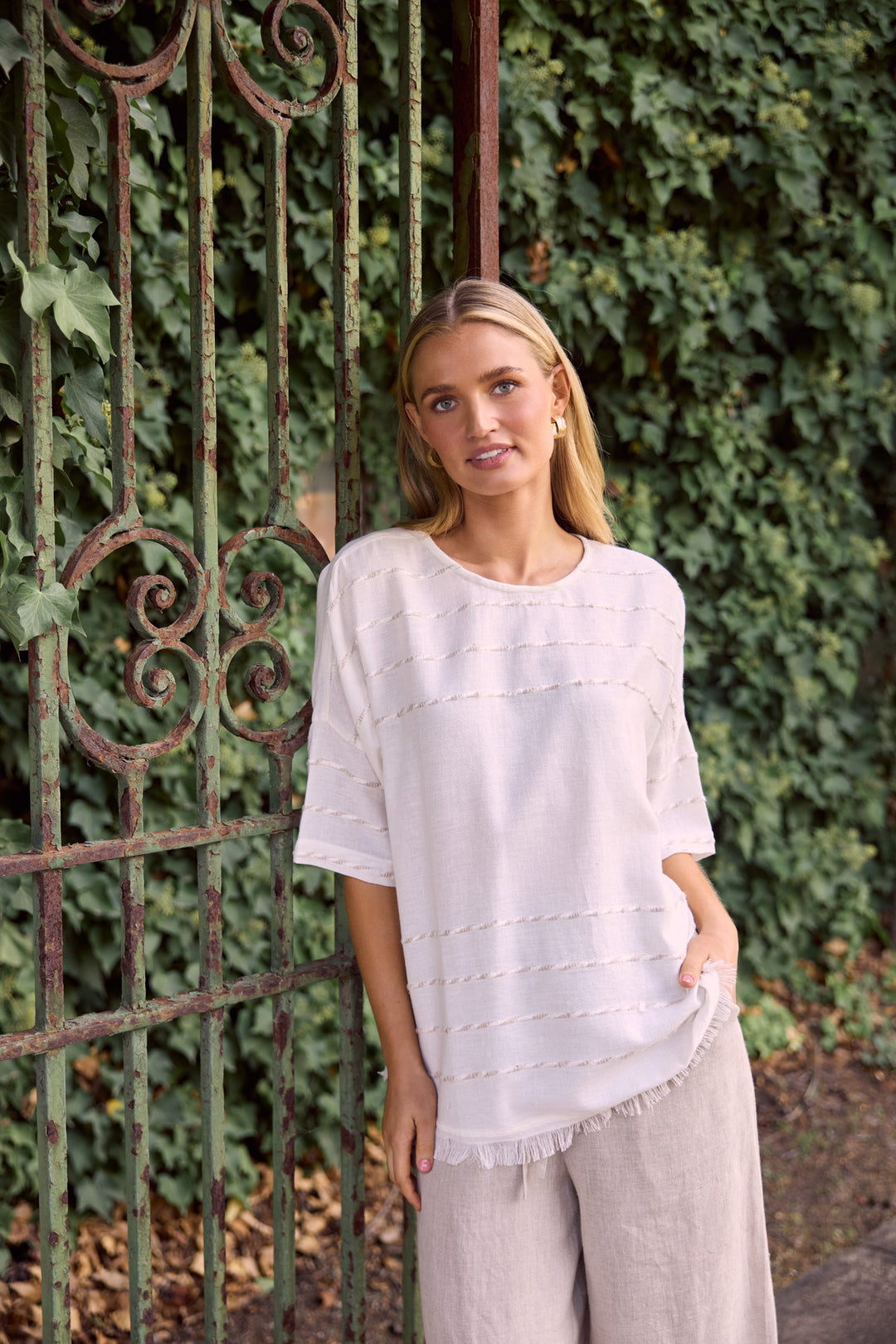 Scout Top in Cloud Stripe — additional view 5.