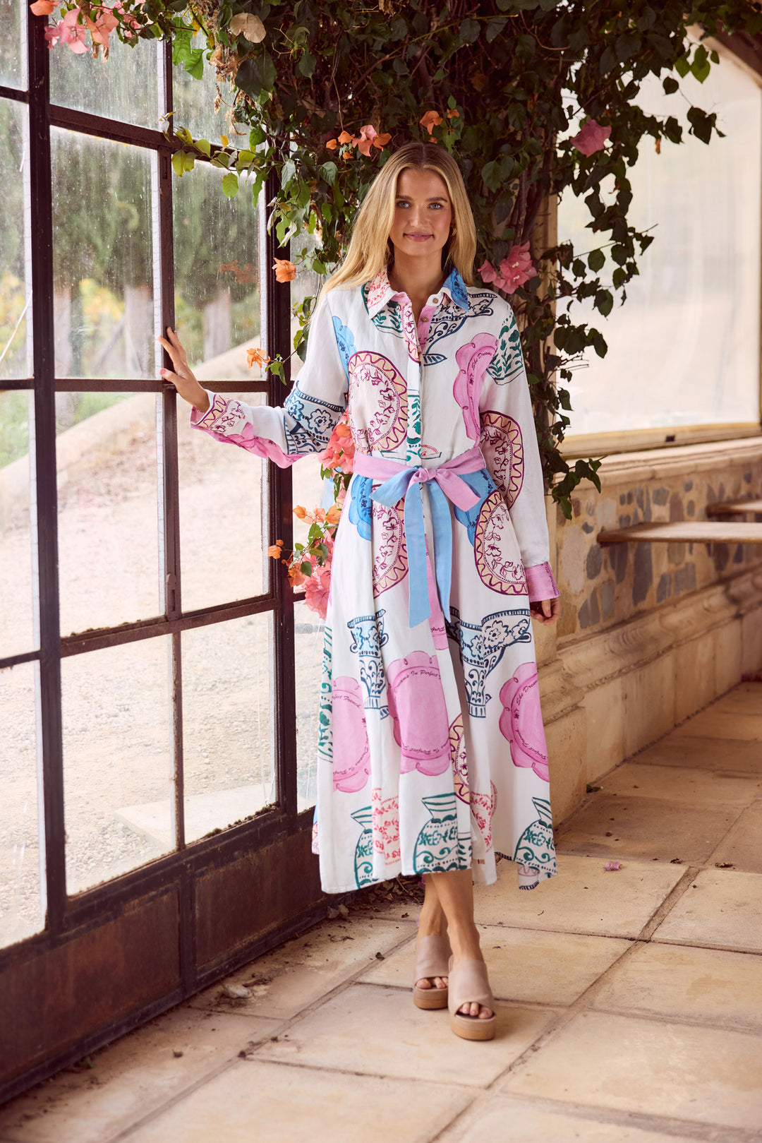 Sardinia Dress in Perfect French — additional view 7.