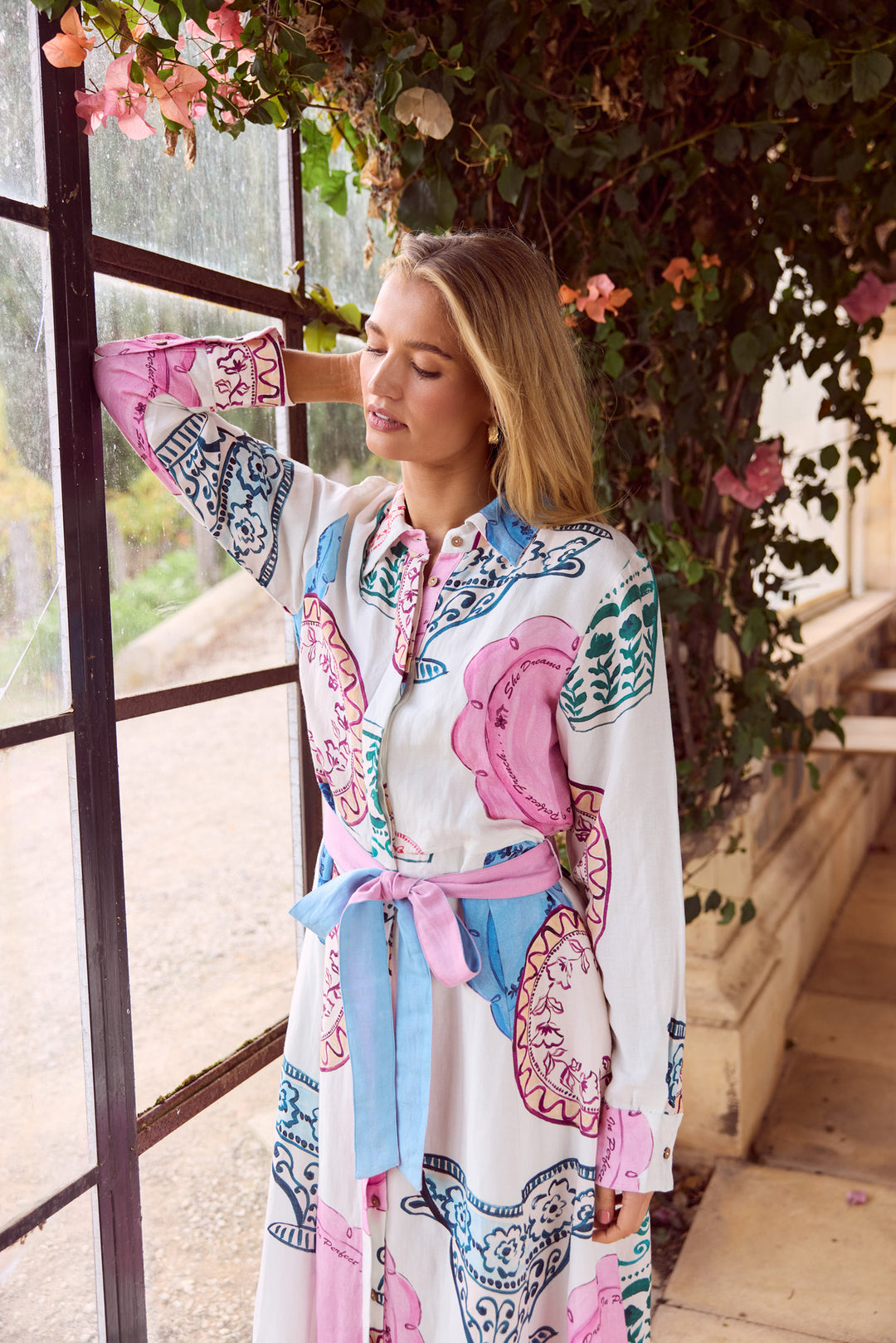 Sardinia Dress in Perfect French — additional view 6.